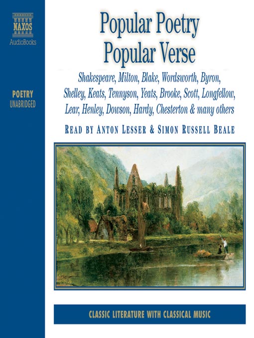 Title details for Popular Poetry, Popular Verse, Volume 1 by Anonymous - Wait list